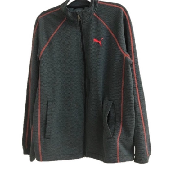 Puma Blue and Orange Full Zip Jacket Size Medium - Picture 1 of 8